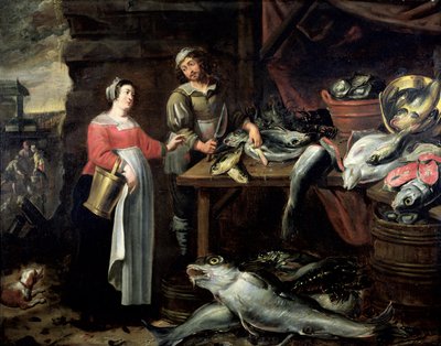 The Fishmonger by Alexander van Adriaenssen